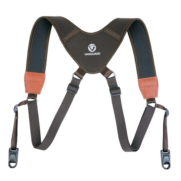 Vanguard VEO Optic Guard D-Lux Binocular & Camera Harness Quick Release-Brown