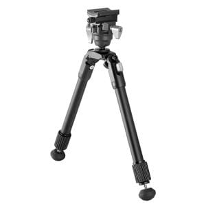 Vanguard EQ-PRECISION 2QSA Aluminium Gun Bipod with Ball Head & Pic Rail Mount – Ideal for Hunting and Target Shooting - Height:-26.5-36.5cm