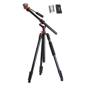 K&F Omni-Reach Video Tripod with Integrated Angle Arm & Monopod