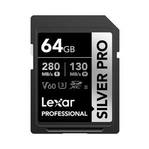 Lexar® Professional SDXC 64GB SILVER PRO UHS-II, GL Card