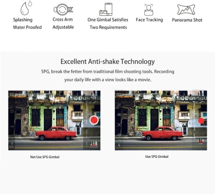 FeiyuTech FY SPG 3-Axis Gimbal for Action Cameras and Smarphones - Image 7