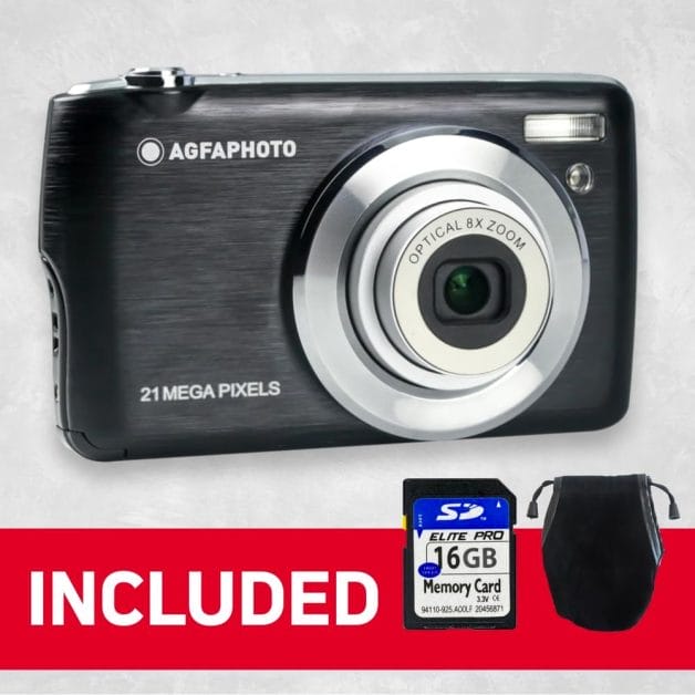 AGFA Photo Realishot DC8200 Compact Digital Camera (Black) - Image 3