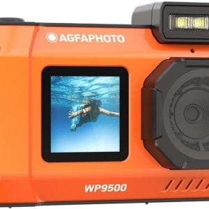 AGFA Photo Realishot WP9500 Waterproof Digital Camera (Orange)