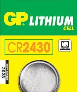 GP CR2430 Lithium Coin Battery