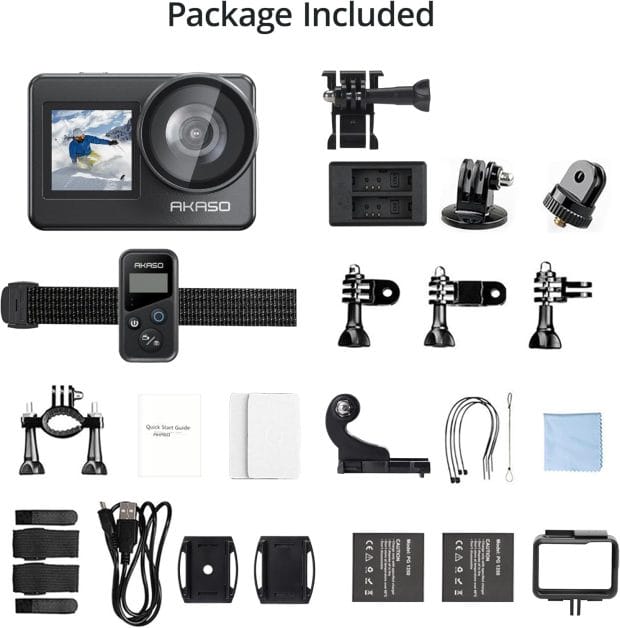 AKASO Brave 7 4K 30FPS, 20MP, Wi-fi, Waterproof Action Camera - Image 2