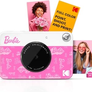 Kodak X Barbie Printomatic Full-Colour Instant Print Digital Camera Iconic Style (Light Pink)