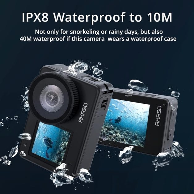 AKASO Brave 7 4K 30FPS, 20MP, Wi-fi, Waterproof Action Camera - Image 8
