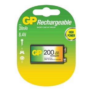 GP 9V 200 mAh NiMH Battery