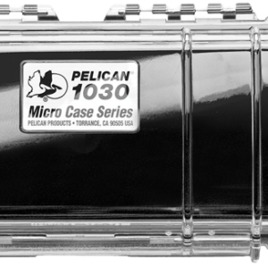 Pelican 1030 Micro Case - Black/Clear