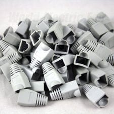 CON: RJ45 BOOTS (100) GREY