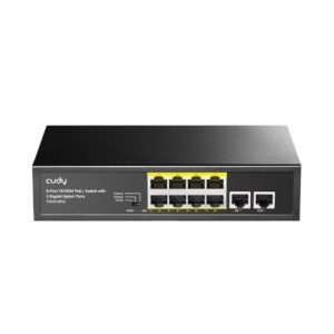 10-PORT Unmanaged POE+ Switch