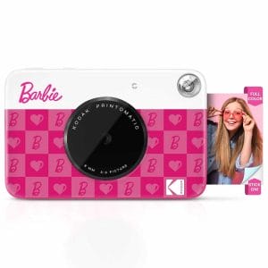 Kodak X Barbie Printomatic Full-Colour Instant Print Digital Camera Iconic Style (Bright Pink)