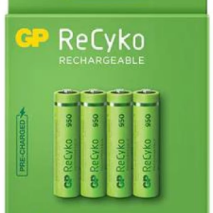 GP ReCyko+ AAA 950 mAh Card of 4