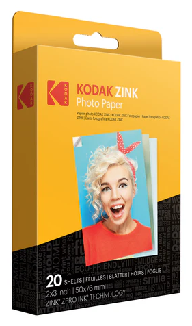 Kodak Zink 2x3" Photo Paper (20 Sheets) - Image 2