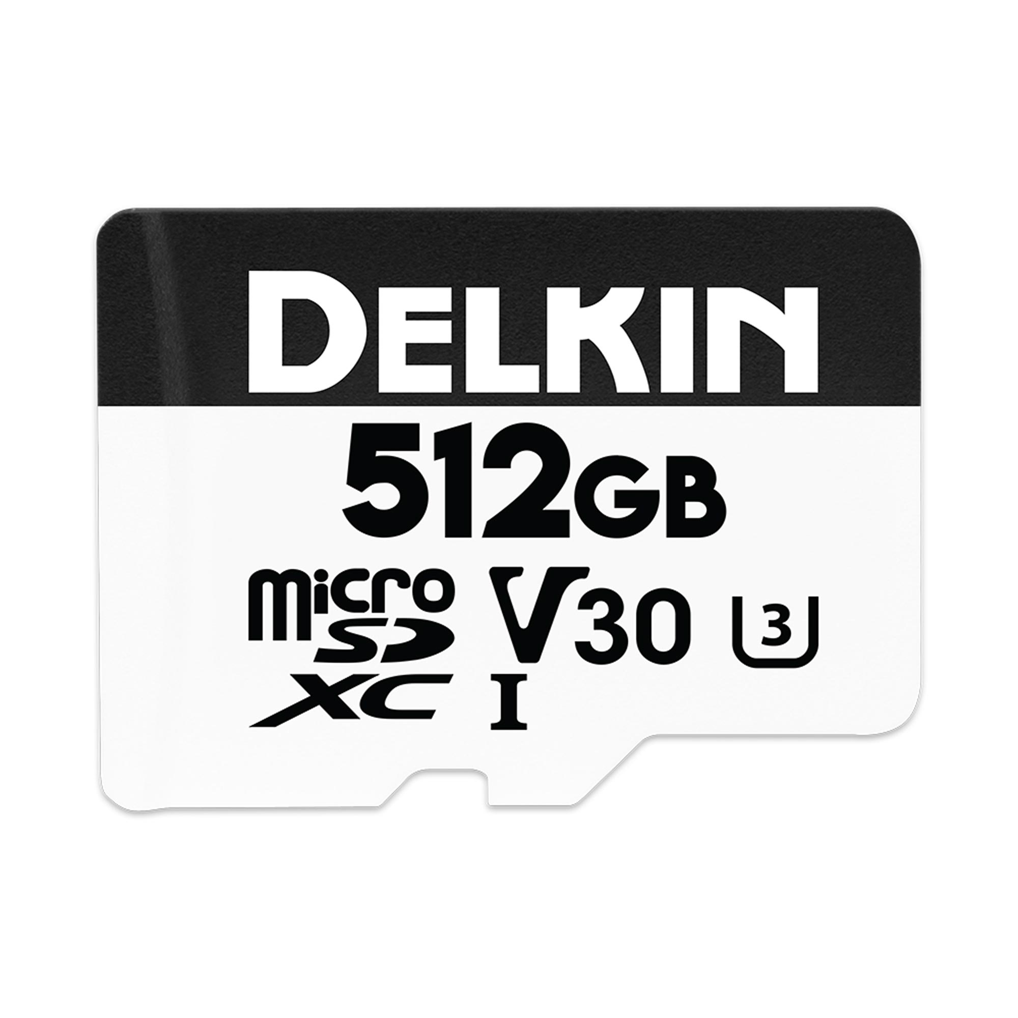 DELKIN MICRO SD DRONE UHS-1 (A2) V30, 195/160 (U3), 512G