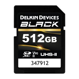 DELKIN SD BLACK (RUGGED) UHS II V90, 300/250, 512G