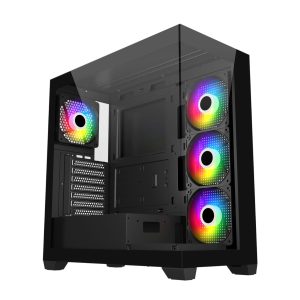 FSP M340 Argb ATX Gaming Chassis - Black