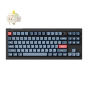 Keychron V3 Max QMK/VIA 80% Wireless Custom Mechanical Keyboard (Banana Switch) – Carbon Black