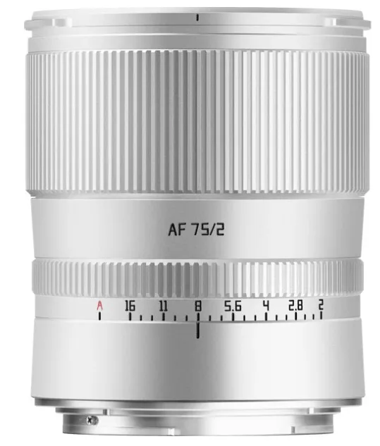 TTArtisan AF 75mm f/2 Lens For Sony E-Mount (Full Frame) (Silver)