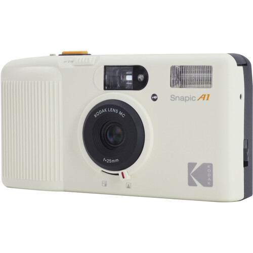 Kodak Snapic A1 35mm Film Camera (Ivory White) - Image 2