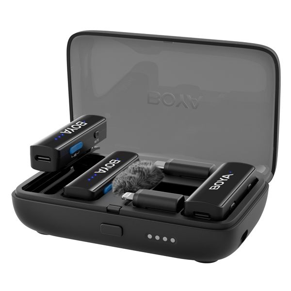 Boya BOYALINK 2 3-in-1 Compact 2.4GHz Dual-Channel Wireless Microphone System - Image 3