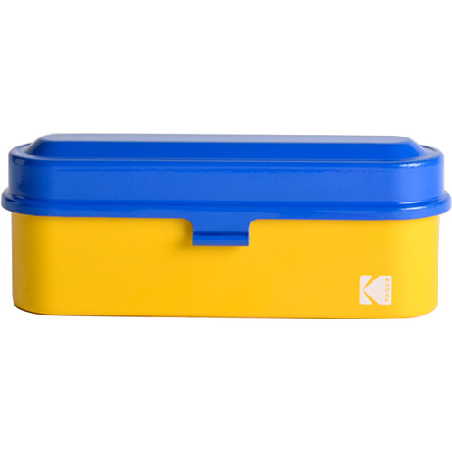 Kodak Steel 135mm Film Case (Blue Lid/Yellow Body) - Image 2