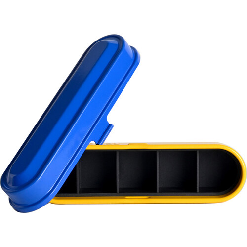 Kodak Steel 135mm Film Case (Blue Lid/Yellow Body) - Image 5