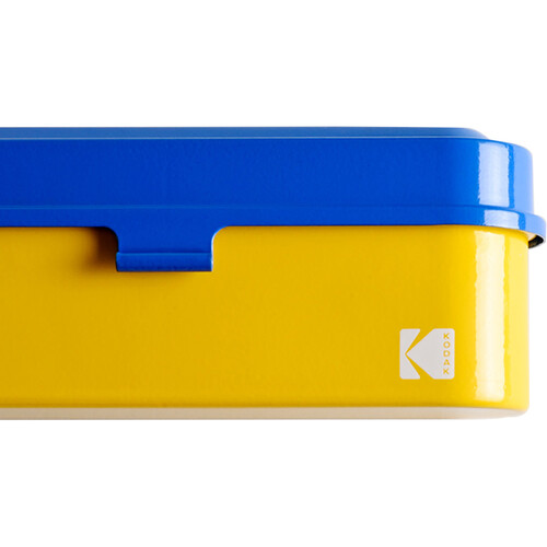 Kodak Steel 135mm Film Case (Blue Lid/Yellow Body) - Image 8