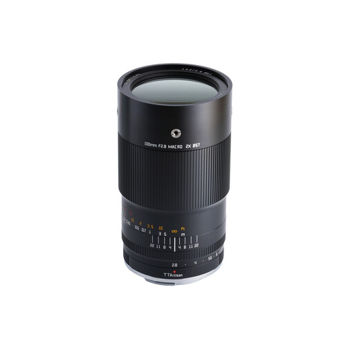 TTArtisan 100mm f/2.8 Manual Focus Macro 2x Lens for Nikon F DSLR-Mount (Full Frame) (Black)