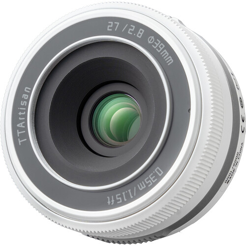 TTartisan AF 27mm f/2.8 Auto Focus Lens for Fujifilm X-Mount (Crop Sensor) (Polar White) (Limited Edition) - Image 3