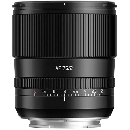 TTArtisan AF 75mm f/2 Lens For L-Mount (Full Frame) (Black)