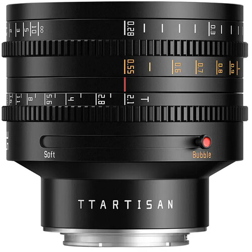 TTArtisan 35mm T2.1 Dual Bokeh Cine Lens for Canon RF-Mount (Full Frame) (Black)