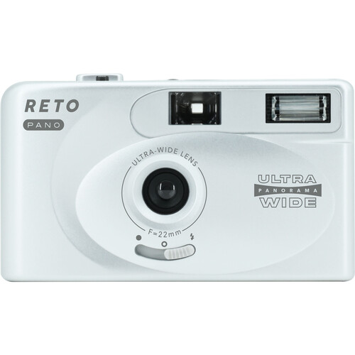 Reto Project PANO 35mm Film Camera (Metallic Silver)