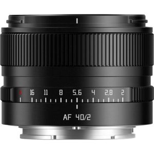 TTArtisan AF 40mm f/2 Lens For Sony E-Mount (Full Frame) (Black)