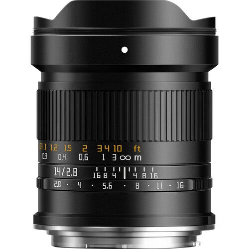TTArtisan 14mm f/2.8 ASPH. Manual Focus Lens for Canon RF-Mount (Full Frame) (Black)