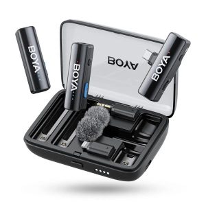 Boya BOYALINK 2 3-in-1 Compact 2.4GHz Dual-Channel Wireless Microphone System