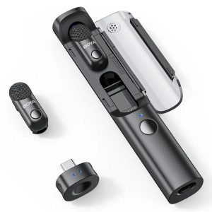 Boya Magic-05 Transformable AI-Powered Mini Wireless Microphone System with Case for USB-C Devices