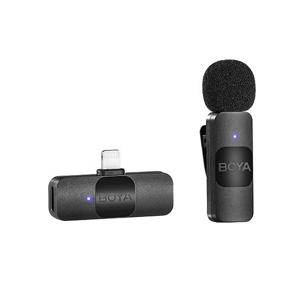 Boya BY-V1 Ultra-compact 2.4GHz Wireless Microphone System for Lightning Devices - Image 3
