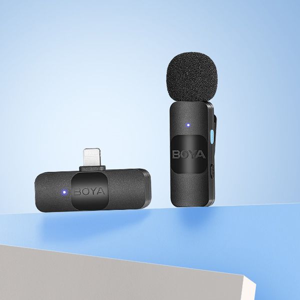 Boya BY-V1 Ultra-compact 2.4GHz Wireless Microphone System for Lightning Devices - Image 12