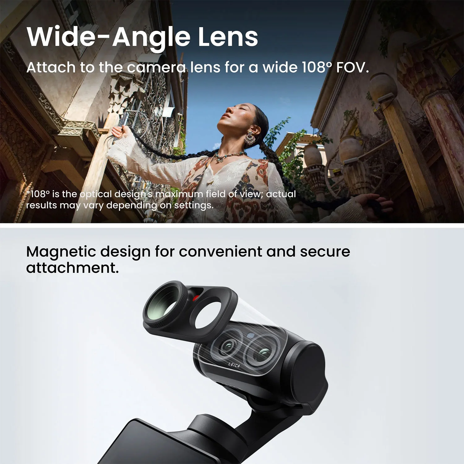Insta360 - Luna Ultra Gimbal Camera - Black Creator Bundle Includes Protective Cover, 1/4" Thread Handle, Mic Pro Transmitter, Mic Windshield, Button - Image 2