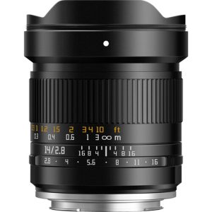 TTArtisan 14mm f/2.8 ASPH. Manual Focus Lens for Sony E-Mount (Full Frame) (Black)