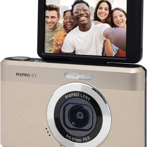 Kodak Pixpro C1 Compact Vlogging Camera — Tan