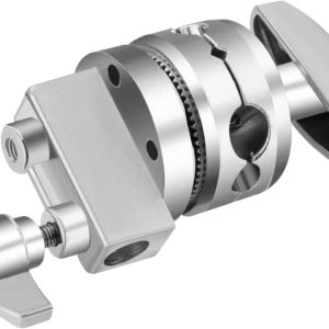 Neewer Heavy-Duty 2.5" Silver Grip Head for C-Stands