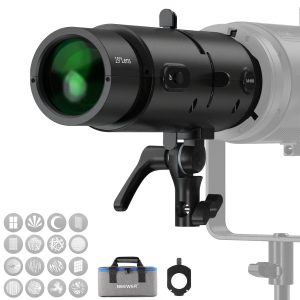 Neewer LS-300 19° Spotlight Optical Snoot Projector Head with Bowens Mount
