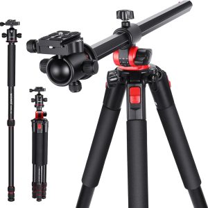 Neewer N284L+G0 7inch/200cm Magnesium Aluminium Alloy 2-in-1 Tripod and Monopod with Ball Head
