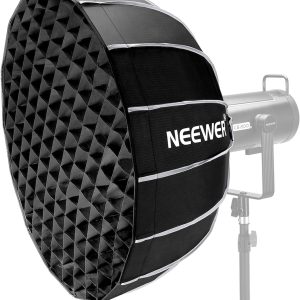 Neewer NS65U Parabolic Softbox 65cm Quick Release 16-Rib Bowens Mount with Grid
