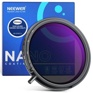 Neewer NW Series S ND3-64 (1.5-6 Stops) True Colors Variable ND & CPL Filter 55mm