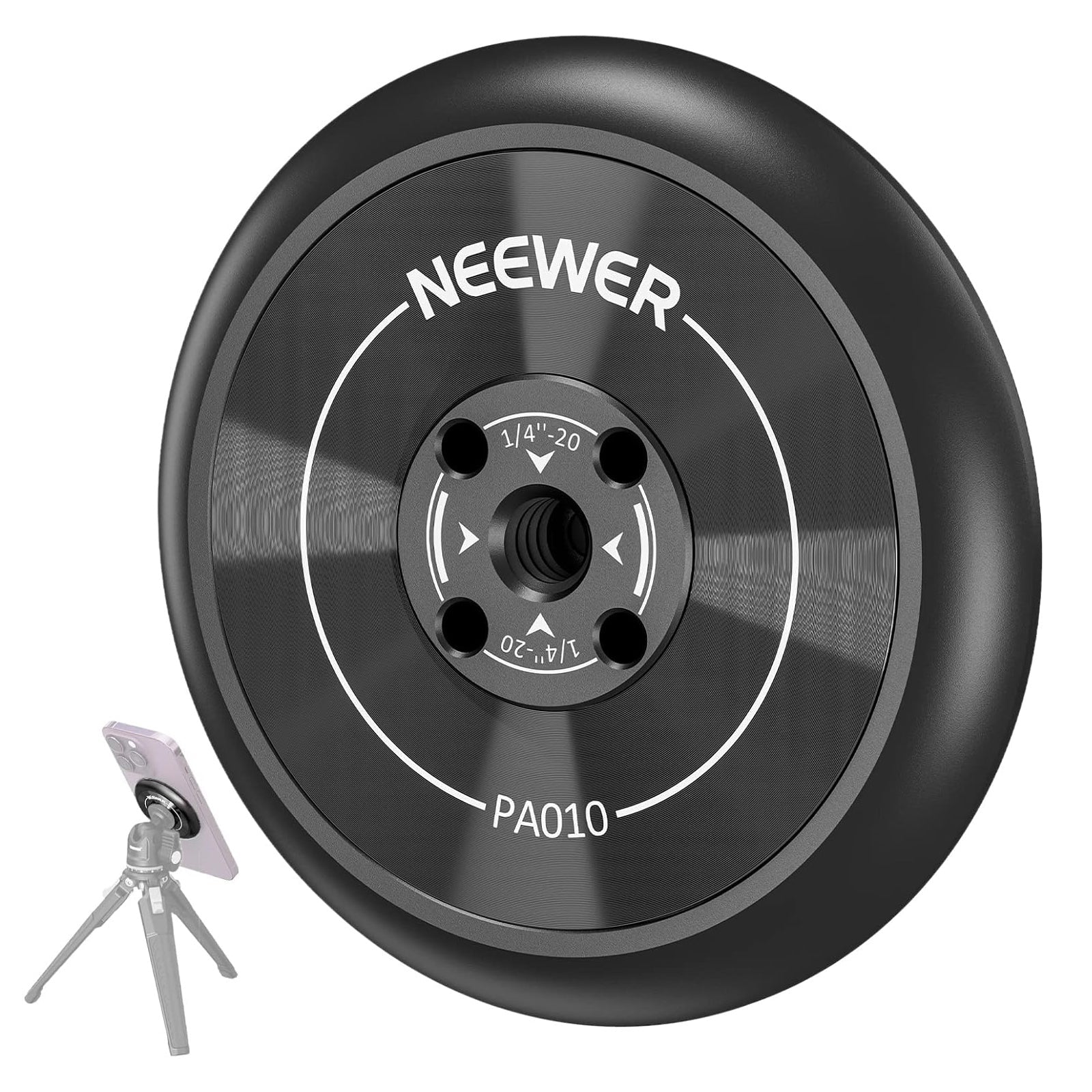 Neewer PA010 Magnetic Phone Tripod Mount Adapter for iPhone MagSafe