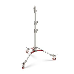 Neewer ST240SS 240cm Heavy Duty Stainless Steel Light Stand with Casters