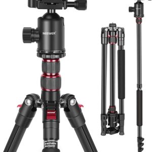 Neewer TP77 77inch/178cm Aluminium 2-in-1 Tripod and Monopod with Ball Head